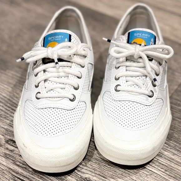 Sperry Top Slider Soletide Sneaker in White - Size 7 - Picture 16 of 16